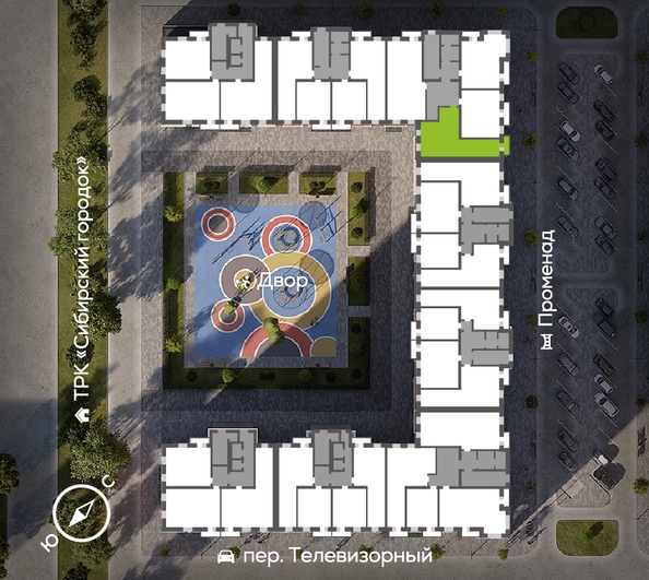 
  Продается 2-комн. квартира 70.3 м², в ЖК ОКТА, дом 1. Фото 1.