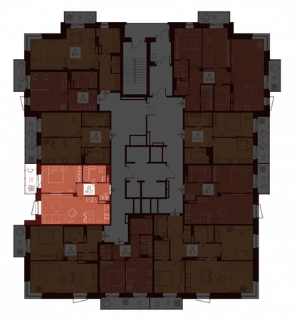 
  Продается 2-комн. квартира 49.26 м², в ЖК АЙВАЗОВСКИЙ-ЕНИСЕЙ, 2. Фото 1.