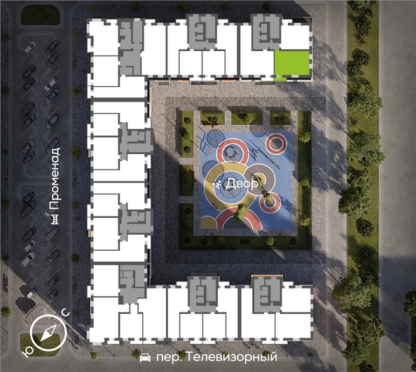 
  Продается 2-комн. квартира 64.5 м², в ЖК ОКТА, дом 2. Фото 1.