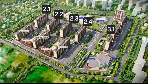 
  Продается 2-комн. квартира 52.7 м², в ЖК Аринский, дом 3 корпус 1. Фото 19.