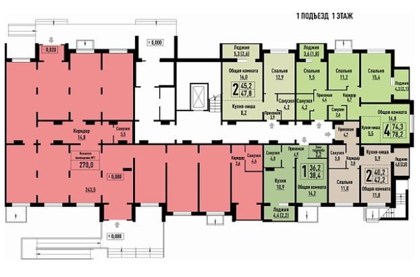 
   Продам помещение свободного назначения, 270 м², им В.Т.Христенко ул, 5

. Фото 3.