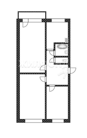 
   Продам 3-комнатную, 60 м², 

. Фото 3.