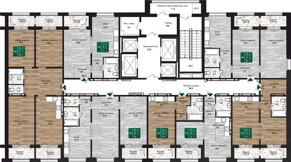 
   Продам 1-комнатную, 32.8 м², Шервуд, (Нагорная 6-я, 15в корп 4)

. Фото 1.