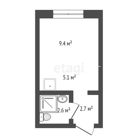 
   Продам студию, 19.8 м², Интернациональная ул, 16

. Фото 1.