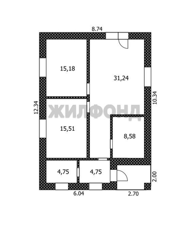 
  Продается дом, 83.2 м², поселок Центральный
. Фото 40.