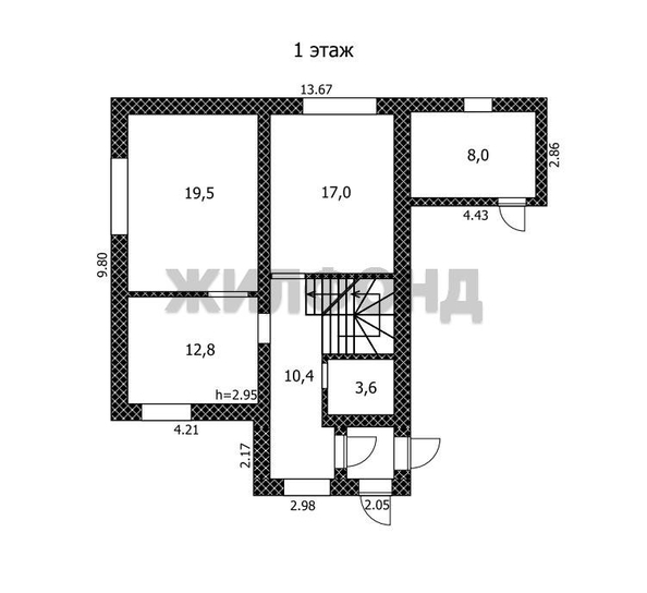 
  Продается дом, 189.2 м², поселок Казенная Заимка
. Фото 7.
