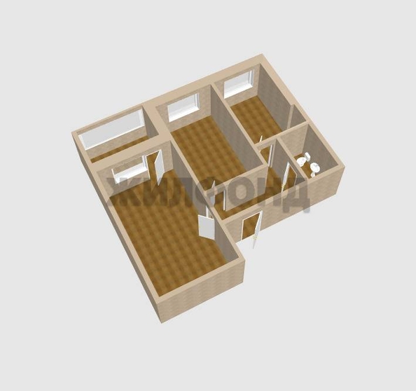 
  Продается 2-комн. квартира, 43 м², Попова ул
. Фото 17.