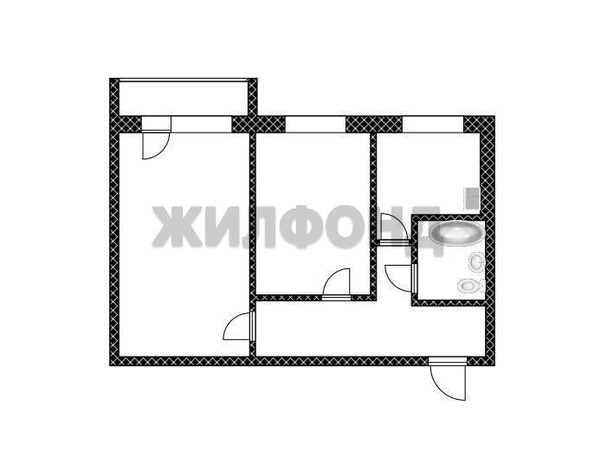 
  Продается 2-комн. квартира, 40.3 м², Центральный мкр
. Фото 14.