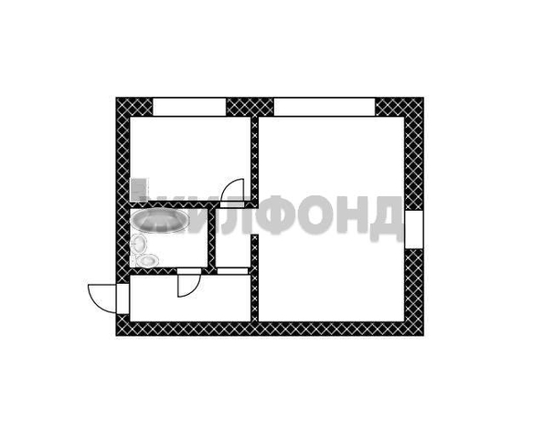 
  Продается 1-комн. квартира, 30.3 м², Антона Петрова ул
. Фото 9.