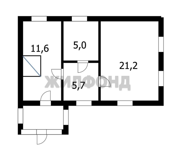 
  Продается дом, 43.5 м², Барнаул
. Фото 9.