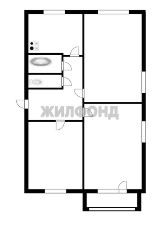
  Продается 3-комн. квартира, 62.8 м², Майская ул
. Фото 24.