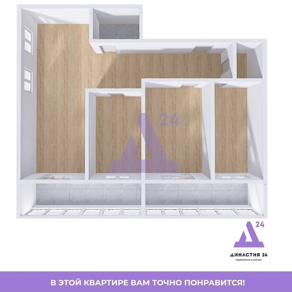 
  Продается 4-комн. квартира, 89.5 м², Малахова ул, д. 118
. Фото 32.