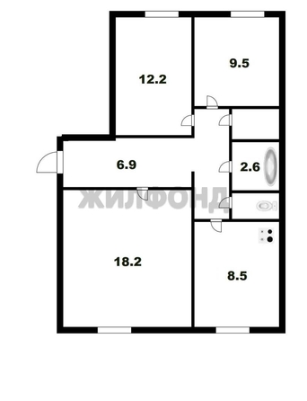 
  Продается 3-комн. квартира 64.7 м². Фото 16.