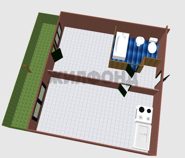 
  Продается 2-комн. квартира 35.9 м². Фото 14.