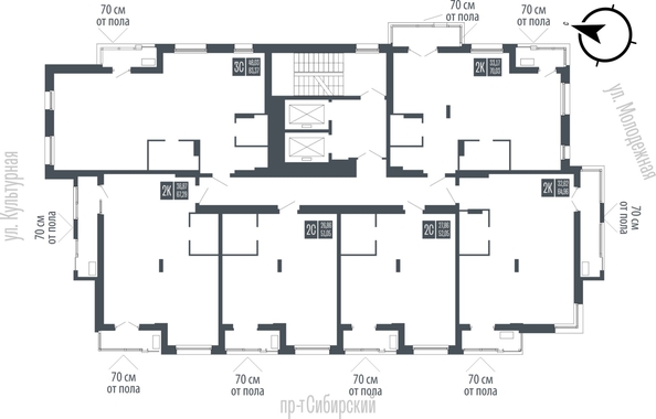 
  Продается 2-комн. квартира 64.96 м², в ЖК Опера Резиденс. Фото 2.