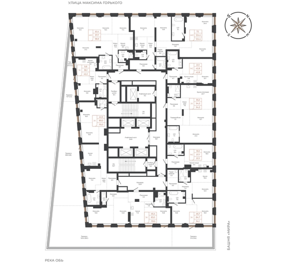 
  Продается 2-комн. квартира 93.8 м², в ЖК Барнаул. Фото 1.