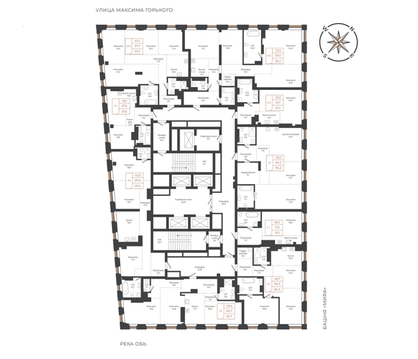 
  Продается 3-комн. квартира 87 м², в ЖК Барнаул. Фото 1.