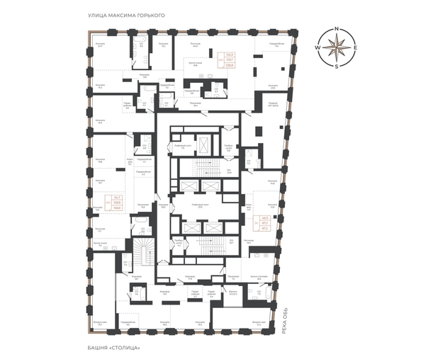 
  Продается 4-комн. квартира 158 м², в ЖК Барнаул. Фото 1.