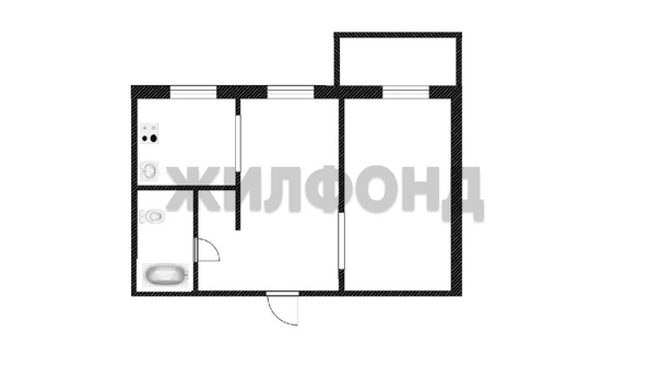 
  Продается 2-комн. квартира 45.6 м². Фото 8.