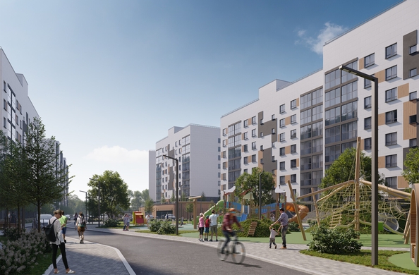
  Продается 1-комн. квартира 53.7 м², в ЖК Первогорье, корпус 5. Фото 2.