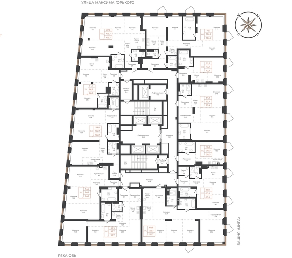 
  Продается студия 37.2 м², в ЖК Барнаул. Фото 1.