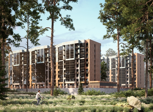 
  Продается студия, 44.99 м², ЖК Ёлки, дом 1
. Фото 4.