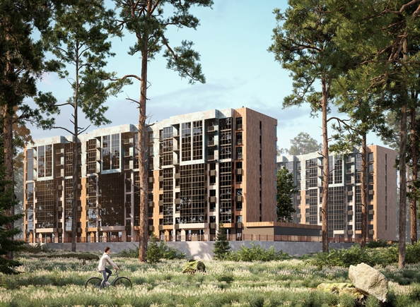 
  Продается студия 37.4 м², в ЖК Ёлки, дом 1. Фото 2.