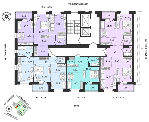 
   Продам 4-комнатную, 88.76 м², Источник, дом 1

. Фото 3.