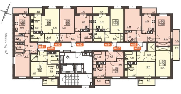 
   Продам 1-комнатную, 40.31 м², Очаг, блок-секция 8

. Фото 2.