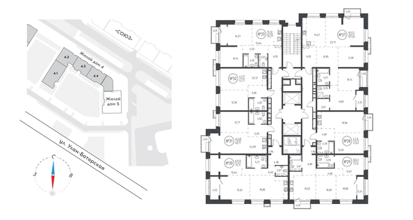 
   Продам 4-комнатную, 107.28 м², СОЮЗ PRIORITY, дом 5

. Фото 1.