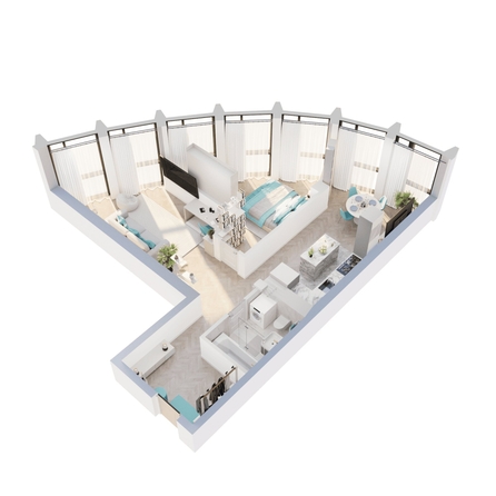 
  Продается 2-комн. квартира 66.65 м², в ЖК Звезды, дом 3. Фото 3.