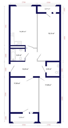 
   Продам 3-комнатную, 91.05 м², Юго-Западный, дом 17

. Фото 18.