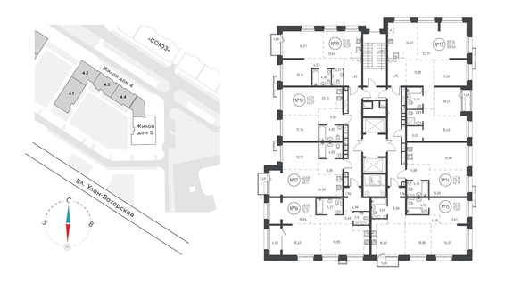 
   Продам 1-комнатную, 47.88 м², СОЮЗ PRIORITY, дом 5

. Фото 1.