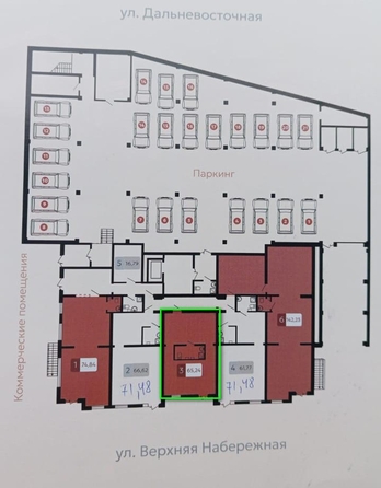 
   Продам помещение свободного назначения, 65.24 м², Верхняя Набережная ул, 139

. Фото 4.