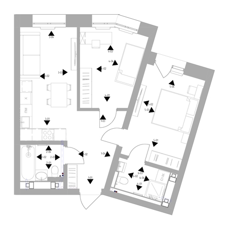 
   Продам 2-комнатную, 64.8 м², Центральная ул (Стрижи кв-л), 15

. Фото 10.