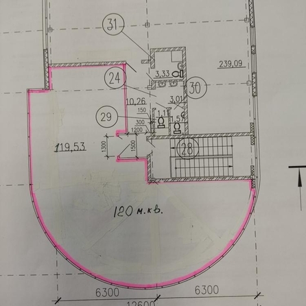 
   Сдам помещение свободного назначения, 120 м², Сергеева ул, 3б

. Фото 14.