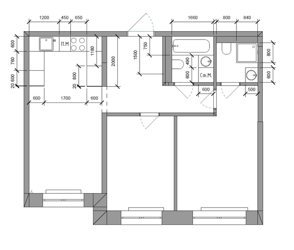 
   Продам 3-комнатную, 53.4 м², Култукская ул, 16

. Фото 1.