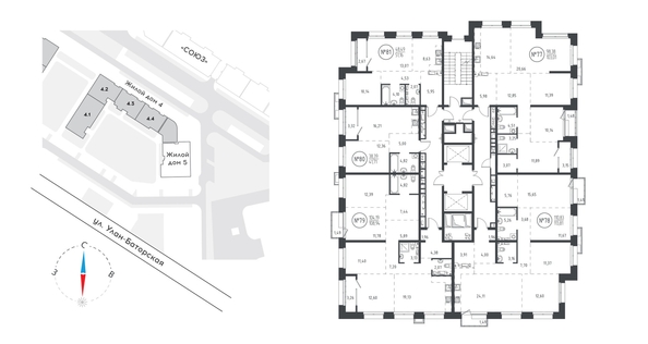 
   Продам 4-комнатную, 113.22 м², СОЮЗ PRIORITY, дом 5

. Фото 1.