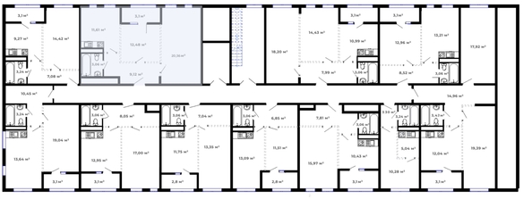 
  Продается 2-комн. квартира, 57.77 м², ЖК Юго-Западный, дом 17
. Фото 2.