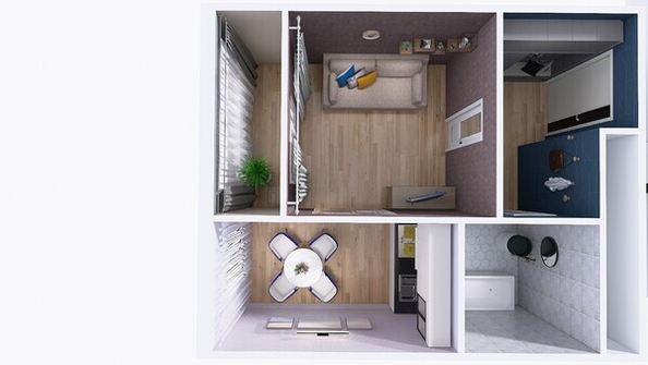
   Продам 1-комнатную, 27.4 м², Юго-Западный, дом 17

. Фото 5.