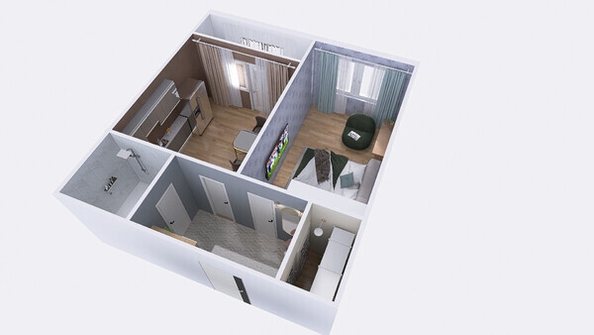 
   Продам 1-комнатную, 41.51 м², Юго-Западный, дом 17

. Фото 11.