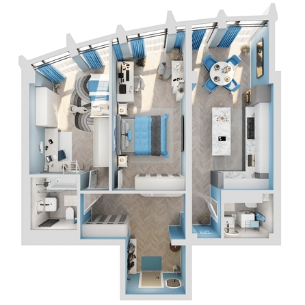 
  Продается 2-комн. квартира, 81.66 м², ЖК Звезды, дом 2
. Фото 2.