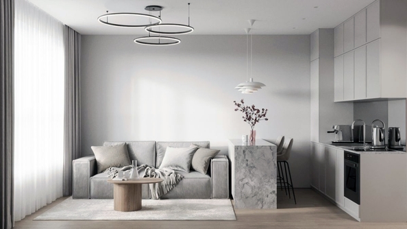 
  Продается 1-комн. квартира, 26.04 м², ЖК Стрижи Сити, блок-секции 6,7
. Фото 2.