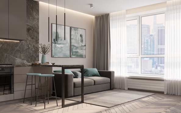 
  Продается 1-комн. квартира, 28.2 м², ЖК Стрижи Сити, блок-секции 8,9
. Фото 4.