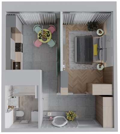 
  Продается 1-комн. квартира, 37.5 м², ЖК Квартал Стрижи, 3 очередь, дом 1
. Фото 1.