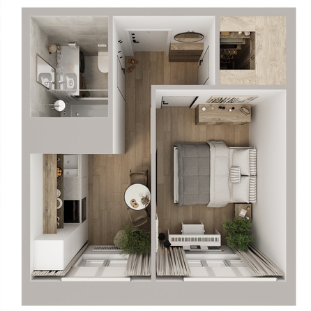 
  Продается 1-комн. квартира, 35.4 м², ЖК Квартал Стрижи, 3 очередь, дом 1
. Фото 1.