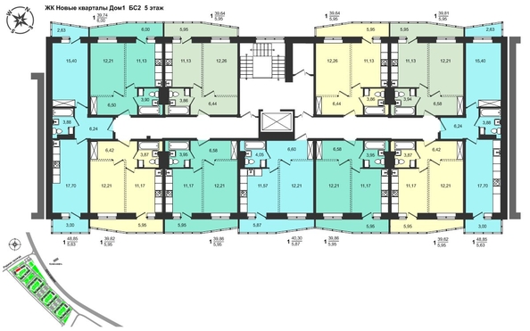 
  Продается 1-комн. квартира, 39.74 м², ЖК Новые кварталы, дом 1
. Фото 1.