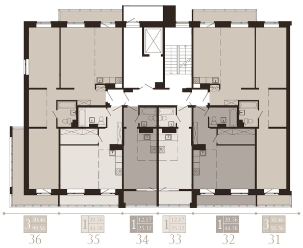 
  Продается 3-комн. квартира, 99.56 м², ЖК Суворов
. Фото 1.