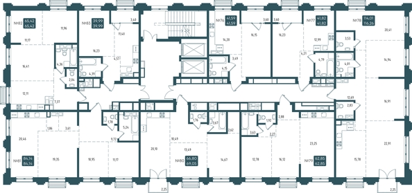 
  Продается 2-комн. квартира, 69.05 м², ЖК Бродский, 1-я очередь
. Фото 1.