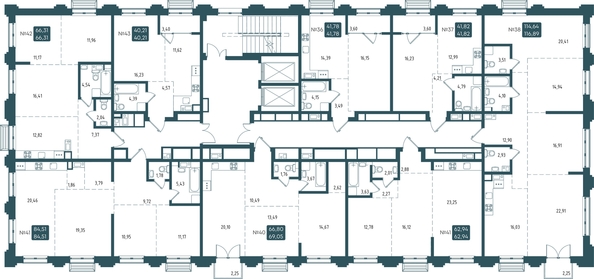 
  Продается 2-комн. квартира, 69.05 м², ЖК Бродский, 1-я очередь
. Фото 1.